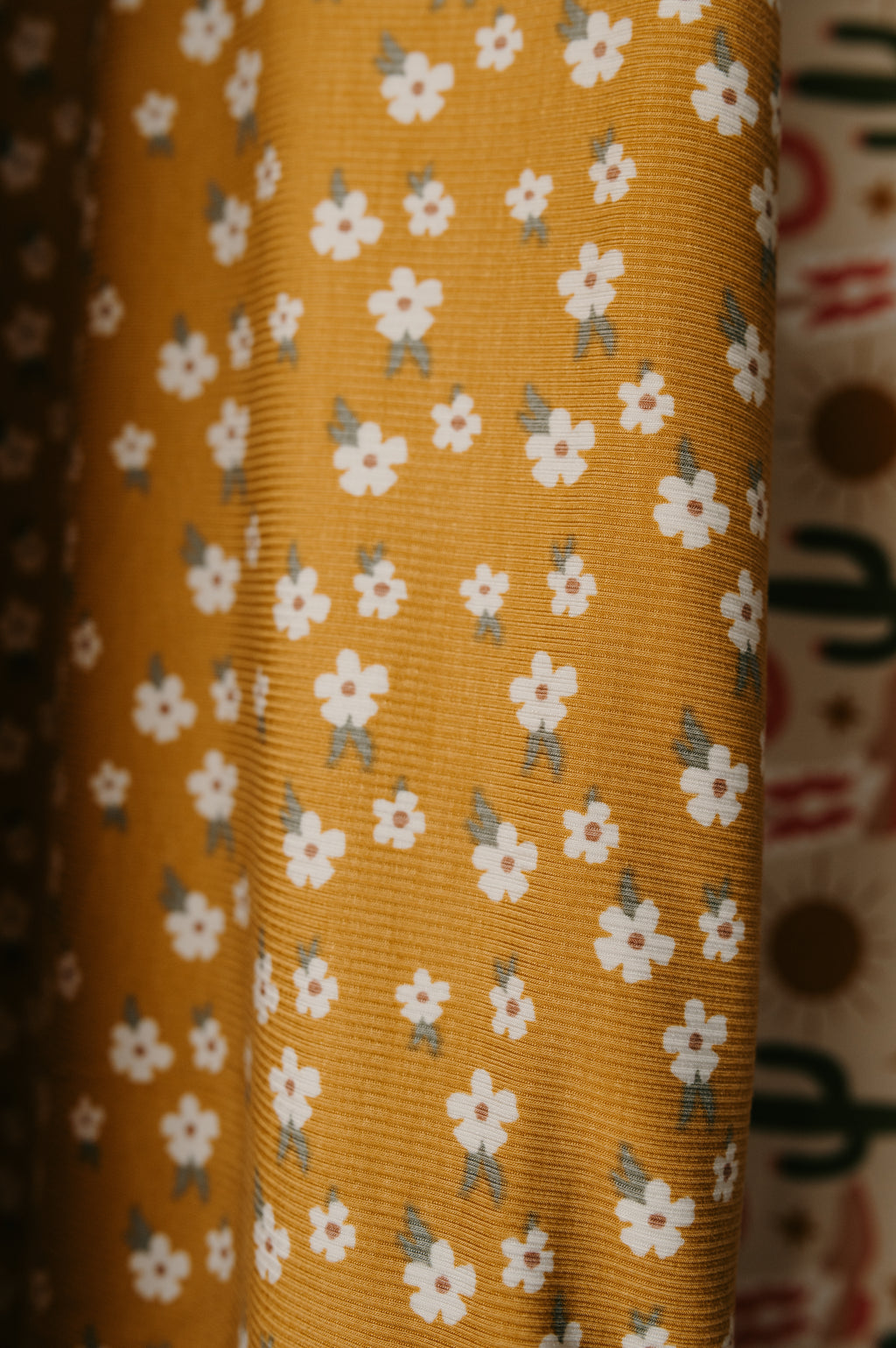 Golden Blooms Bamboo Blanket
