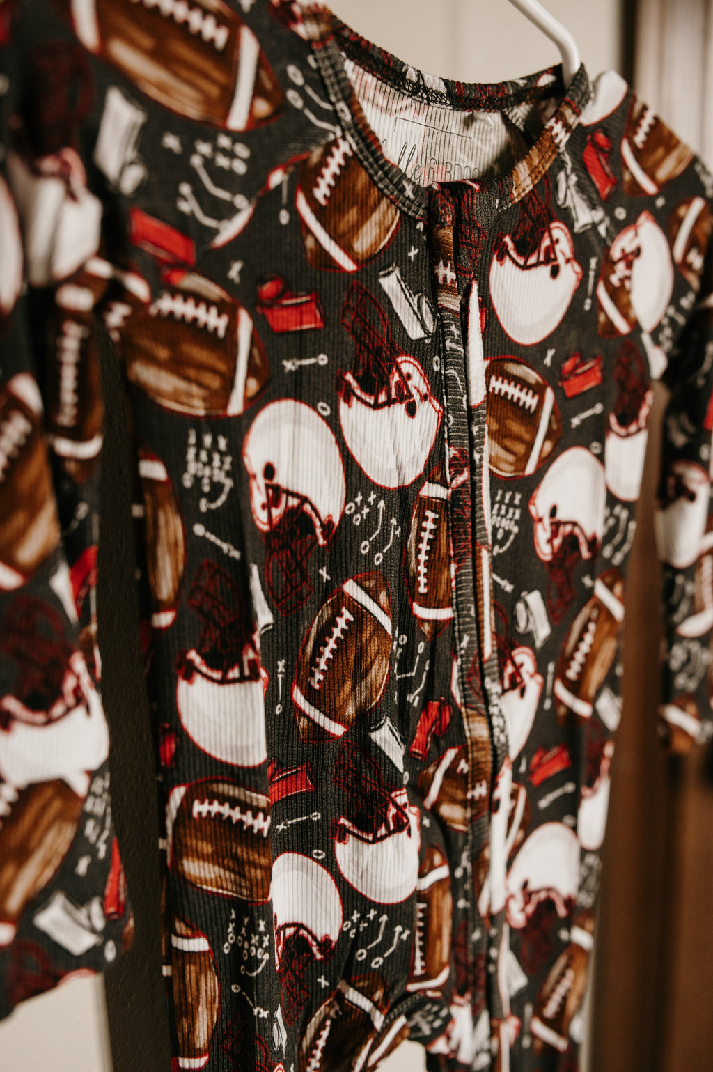 Touchdown Zip Pajamas