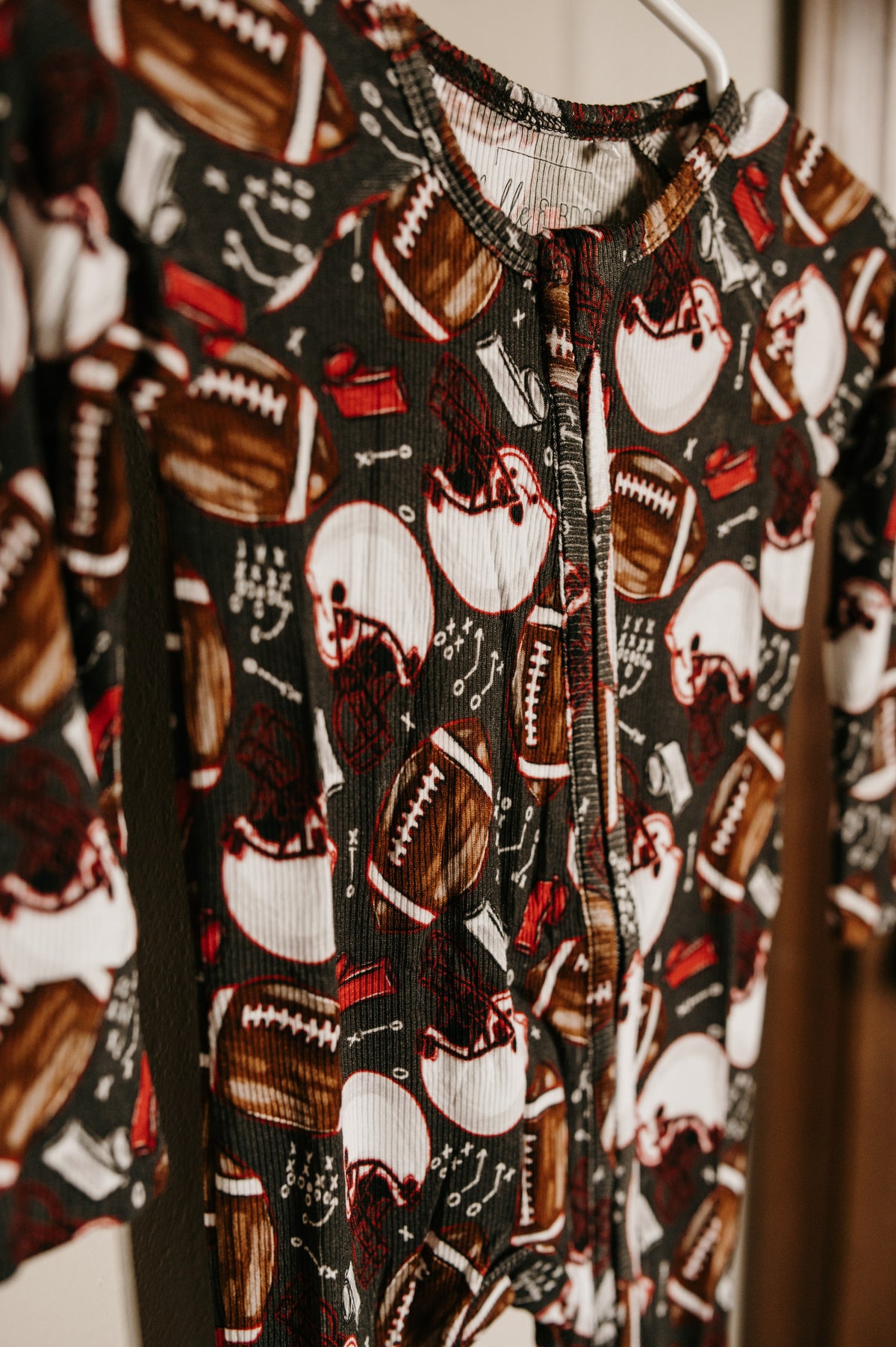 Touchdown Zip Pajamas